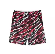 3XL AND1 Men's 8" Inseam Basketball Gym Athletic Shorts Red Black