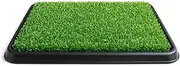 Pet Green Potty Training Toilet Artificial Grass Pad – Sustainable Dog Grass Pad with Tray for Apartment, Home – Dog Potty Tray Pet Mat for Easy Training – Easy to Clean – Extra Refill Available