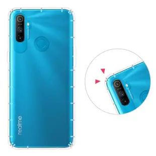 【RedMoon】realme C3 / 5 / 6i 防摔透明TPU手機軟殼