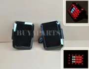 Pair Smoke / Tinted LED Tail Lights Lamps for 2007-2018 Jeep Wrangler JK (for: Jeep)