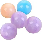 Hohopeti Play Balls for Boys and Girls 5 Pack Bouncy Air Filled Play Balls Soft Balls Set Fidget Sensory Toys Boys and Girls Ball Set Rubber Ball Toys