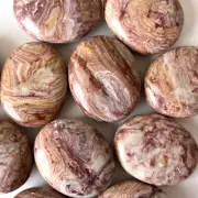 GROUNDING Rosetta Jasper Palm Stone | Creative Inspiration and Willpower | Medit