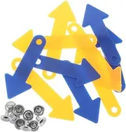 SOPOTUTU 5 Set Plastic Hands Student's Clock DIY Management Tool for Boys and Girls Homeschooling Classroom Teaching