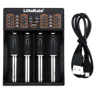 【四槽充電器】LiitoKala 18650鋰電池充電器 電池充電器 LED燈電量顯示 A158 (4.2折)