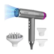 High Speed Ionic Hair Dryer, Powerful Brushless Blow Dryer, Lightweight Hair ...