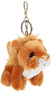 [FRCOLOR] Plush Lion Keychain Charm Soft Stuffed Animal Keyring for Women Cute Backpack Decoration Adorable present for Birthdays Mother Day Valentine Day Durable