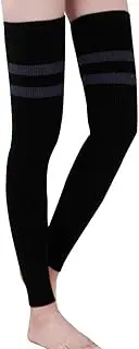 [Leben] LerBen Womens Warm Cashmere Leg Warmers Long Soft Knee High Legging Socks