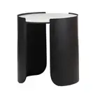 Amalfi Otto Side Table Bedside Lounge Sofa End Nightstand Black