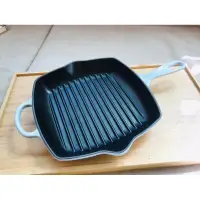 在飛比找蝦皮購物優惠-Le Creuset 琺瑯鑄鐵鍋單耳單柄方鐵烤盤26cm 蒂