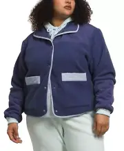 NWT The North Face Plus Size Cragmont Snap-Front Cave Bluedusty Periwinkle 2X