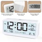 LED Digital Clock Large Number Time LED Display Alarm Clock Date Temperature