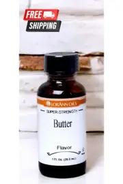 LorAnn Butter Flavoring 1 oz Super Strength | Vegan Kosher Sugar-Free