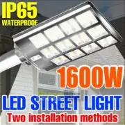 1600W Solar PIR Motion Sensor Wall Street Lights Outdoor Garden Security Lamp