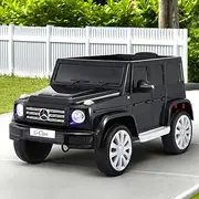 Licensed G500 12V Electric Ride On Car for Kids, Remote Control Toy with Horn, Max Speed 3km/h, Perfect for Outdoor Fun, Durable Design, for Boys and Girls - Black