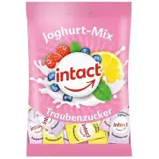 INTACT Hard pressed sugar candies YOGHURT MIX Brause-Traubenzucker FREE SHIP