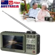 High-end Video Plug-in Bluetooth Pocket TV Personal AM/FM Pocket Radio Portable