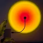 Background Lights Atmosphere Night Light Rainbow Projector Lamp Sunset Lamp
