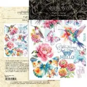Graphic 45 Rub-On Transfers-Flight Of Fancy - 2 Pack