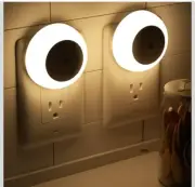 Dusk to Dawn Sensor Warm White Led Night Light 0.5W, 2 Pack Nightlight for Adult