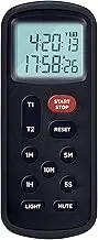 Lavatools KT8 Digital Kitchen Dual Timer & Stopwatch, Backlight, Ultra Loud Alarm, Mute Function, Quick-Set Buttons, Hang Hole, Magnetic for Cooking and Classroom with Lanyard