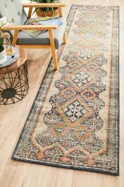 Bequest Souvenir Navy Runner Rug