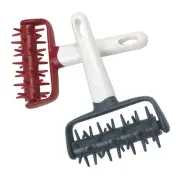 2 Pcs Dough Scraper Docker Hole Punch Pastry Roller Pizza Vent Holes