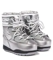 [Bogner Kids] Bogner Kids Faux leather ankle boots UK 11-12 silver