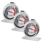 3pcs Refrigerator Freezer Thermometer Stainless Steel Large Dial Thermometer New