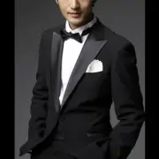 USA Seller: Men's Black The Groom Dress Tuxedo, Wedding Blazer (Include Pants)