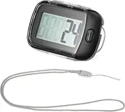 INOOMP Step Counter Pedometer Waist Band for Walking Activity Pedometer Clip on Small Lanyard