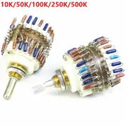 2 channels Volume potentiometer 10K/50K/100K/250K/500K Dale 23 Step Attenuator