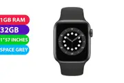 Apple Watch Series 6 Stainless Steel (40mm, Space Grey, Cellular) - Grade (Excellent)