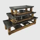 Aluminum Alloy Grill Pan Griddle Plate Meat Steak Grilling Tool Nonstick with