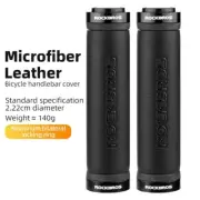 ROCKBROS Bike Bicycle Grips Handlebar Cycling MTB Leather Hand Grips Comfort