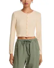 Leset Lauren Crewneck Cardigan