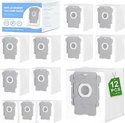 [XREY] 12 pack Replacement Vacuum Bags Compatible with irobot Roomba i3, i3+,i7, i7+, j7, j7+,i7plus, i4, i4+,i6, i6+, i8, i8+,s9, s9+, s9plus,I & S & J Series Automatic Dirt Disposal Bag…