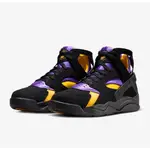 【正品】NIKE AIR FLIGHT HUARACHE 黑 紫金 湖人隊 復古 客場 FD0188-001