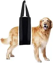 AGDGV Dog Sling for Large Dogs 30-120 lbs | Soft Lift Support Harness for Back Legs & Hip | Helps Senior/Disabled Dogs with Arthritis, ACL Surgery Recovery & Mobility Aid (Black)