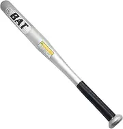 EZONEDEAL 25" Baseball Bat Silver Racket Softball Sports Lightweight Rubber Grip Absorb Shock Outdoor Sports High Hardness Fine Workmanship