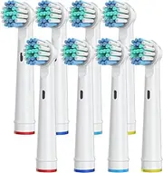 Replacement Brush Heads Compatible with Oral-B Electric Toothbrush Professional Care/SmartSeries/Advance Power/Pro Health/Triumph/3D Excel/Vitality Clean 1000 2000 3000 5000 8000 (8)