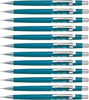 Pentel P200 Series Mechanical Pencil 0.7mm Blue Barrel, Box of 12 Mechanical Pencils (P207-C)