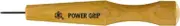 Mikisyo Power Grip carving knife chisel Round1.5MM - Set of 2