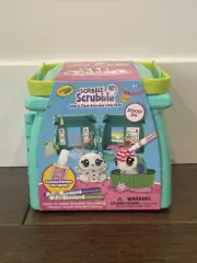 Crayola Scribble Scrubbie Pets Scented Spa Playset, Gift for Kids, Art Kit