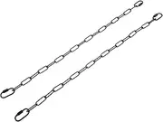PERSELOSO Adjustable Length Iron Chain Modern Chain for Home Industrial Style Black