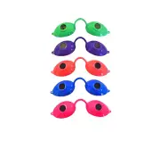 Super Sunnies Neon Tanning Bed Goggles Eye Protection UV Glasses