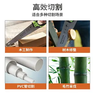 手工鋸木工手板鋸家用伐木鋸手持快速切割刀鋸硬木板材園林鋸手鋸