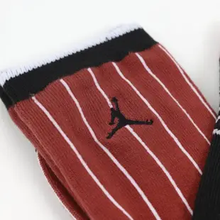 【NIKE 耐吉】長襪 Jordan MVP 紅 黑 支撐 加厚 中筒襪 休閒襪 襪子(JD2413033GS-002)