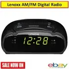 Digital Clock Radio AM/FM Bedside Alarm Clock LED Display Snooze Dual Alarm Bed