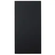 Unbranded Sound Absorbing Acoustic Wall Panels Rot Resistant Black (2-Pack)