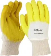 Maxisafe Economy Yellow Latex Glass Gripper Glove